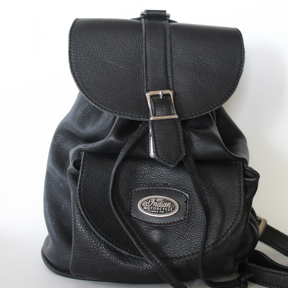 Indian Motorcycle Women's Small Leather Backpack